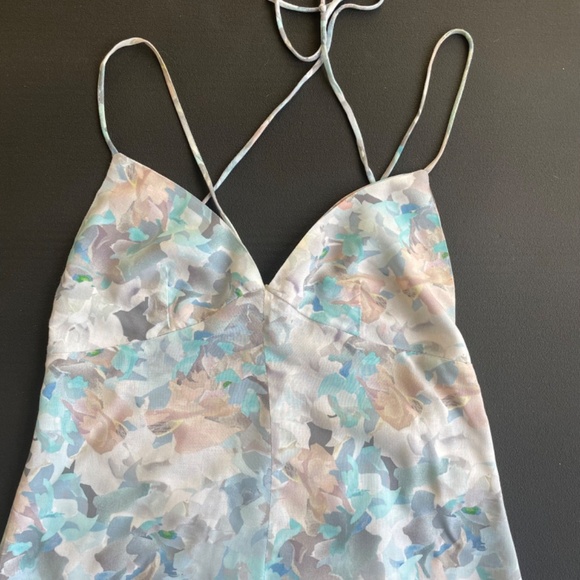 Pastel Floral Jumpsuit Romper size S - Picture 3 of 8